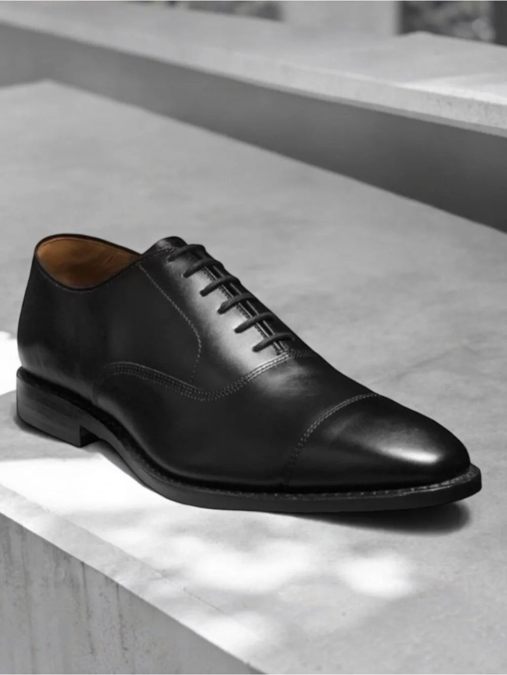 ALLEN EDMONDS Park Avenue Cap-toe Oxford Dress Shoe Size 10D